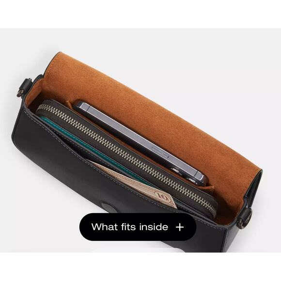 NWT Coach Andrea Shoulder bag in Brown Signature Jacquard - Picture 14 of 16